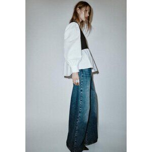 ZARA ZARA POPLIN BLOUSE